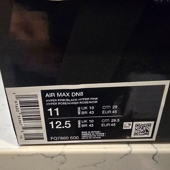Nike Air Max Dn8 Dn Hyper Pink-Black-Hyper Pink Sneaker Men Sz 11 New FQ7860-600 - Picture 9 of 14
